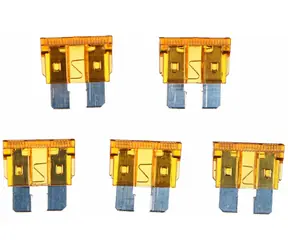 SIXTOL MECHANIC FUSE SET 5A 100ks / Sada nožových automobilových pojistek 