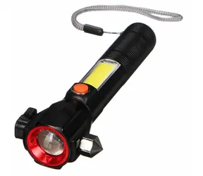 SIXTOL CAR LAMP SAFETY / Svítilna do auta bezpečnostní s magnetem / 300 lm / COB LED / USB 