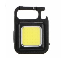 SIXTOL LAMP KEY 4 / Svítilna multifunkční na klíče s magnetem / 500 lm / COB LED / USB 