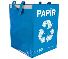 SIXTOL SORT EASY PAPER / Taška na tříděný odpad / 30x30x40cm / 36l 