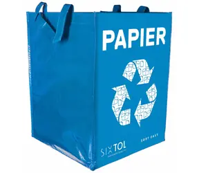 SIXTOL SORT EASY PAPIER / Taška na tříděný odpad / 30x30x40cm / 36l 