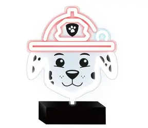 Tlapková patrola Dekorativní LED neon na stojanu - Marshall / napájení USB 1.5m / 20-30lm