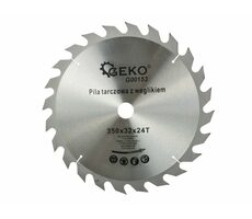 GEKO Kotouč pilový vidiový 350x32x24T 