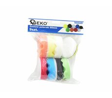 GEKO Sada nástavců na leštění 80 mm 9ks 