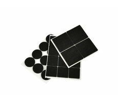 GEKO Samolepící plstěné podložky pod nábytek & kulaté a čtvercové 28ks