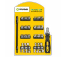 FIELDMANN FDS 1010-58R / Šroubovák+bity 58 ks
