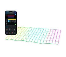 Govee RGBIC / venkovní světelná LED síť / IP65 / 15W / BT / Wi-Fi / Matter