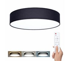 Solight WO8014 LED osvětlení s dálkovým ovladačem Penley / 48W / 3360lm / 40cm / změna chromatičnosti / stmívatelné