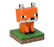 Paladone Minecraft Fox Icon Light / Stolní lampa / 11 cm / 2x AAA baterie 