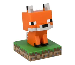 Paladone Minecraft Fox Icon Light / Stolní lampa / 11 cm / 2x AAA baterie 
