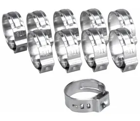 EXTOL-PREMIUM Spona na hadici  Ř17.8mm 10ks / INOX 