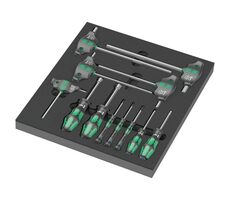 WERA 9713 Šroubováky Hex v pěnové vložce set 1 - 12 dílný