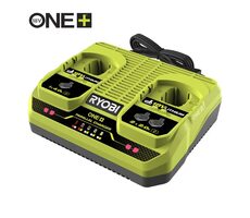 Ryobi RC18240 ONE+ / Dvouportová nabíječka pro baterie Li-Ion / 18V