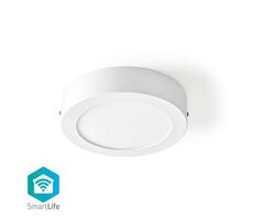 Nedis SmartLife Stropní světlo / Wi-Fi / Studená bílá / Teplá bílá / Kulatý / Průměr / 800 lm / 2700 - 6500 K / IP20 