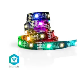 Nedis LED Pásek SmartLife / Bluetooth / RGB / Teplá bílá / SMD / 2.00 m / IP20 / 2700 K / 380 lm / Android & iOS