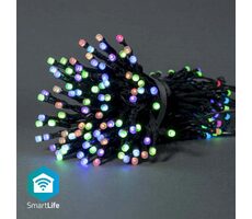 Nedis Vánoční Osvětlení SmartLife / Řetěz / Wi-Fi / RGB / 84 LED's / 10.0 m / Android & iOS