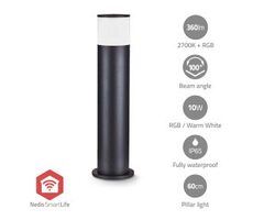 Nedis Venkovní světlo Smartlife / 360 lm / Zigbee 3.0 / 10 + 4 W / RGB / Teplá bílá / 2700 K / Hliník / Android & iOS