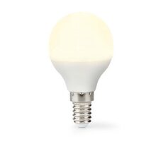 Nedis LED žárovka E14 / G45 / 4.9 W / 470 lm / 2700 K / Teplá bílá / Matné / 1 ks