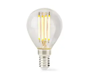 Nedis LED žárovka E14 / G45 / 4.5 W / 470 lm / 2700 K / Stmívatelné / Teplá bílá / Retro styl / 1 ks 