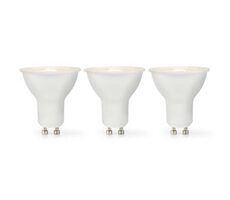 Nedis LED žárovka GU10 / Spot / 4.5 W / 345 lm / 2700 K / Stmívatelné / Teplá bílá / Retro styl / 3 ks