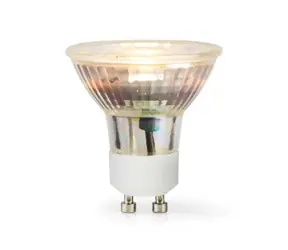 Nedis LED žárovka GU10 / Spot / 3 W / 230 lm / 2700 K / Teplá bílá / Retro styl / 1 ks