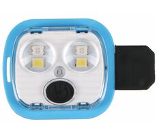 SIXTOL B-HAT LED LIGHT 2 červená/modrá / Náhradní LED světlo do čepice/čelenky 