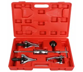 SIXTOL MECHANIC PULLER SET 5 / Sada 3-ramenných stahováků s rázovým kluzkým kladivem na ložiska 