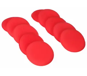SIXTOL CAR DETAILING WAX PAD 10 / Sada leštících polštářků na vosk auta / 10ks 