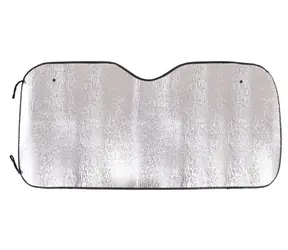 SIXTOL CAR SUNSHADE 4 / Sluneční clona na přední okno auta / 130 x 60 cm 