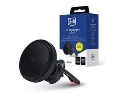 3mk Car MagCharger držák do auta do větrací mřížky / bezdrátové nabíjení