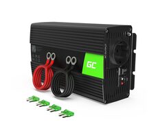 Green Cell Měnič napětí z 12V na 230V - 1000W/2000W - modifikovaný sinus