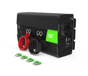 Green Cell Měnič napětí z 12V na 230V - 1000W/2000W - modifikovaný sinus