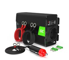 Green Cell Měnič napětí z 12V na 230V - 500W/1000W - modifikovaný sinus
