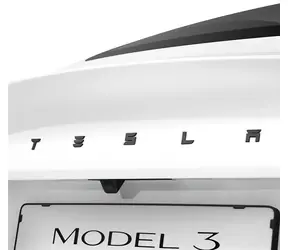 Spigen Tesla Rear Emblem Logo Full Cover - Tesla Model 3 2024 černá