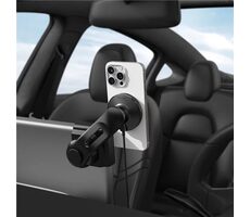 Spigen Tesla TapLock MagSafe Car Mount Charger černá / bezdratová nabíječka / držák na telefon do auta