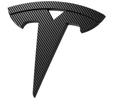 Spigen Tesla Front Emblem Logo Full Cover Kryt přední emblem pro Tesla Model 3 2024 karbon