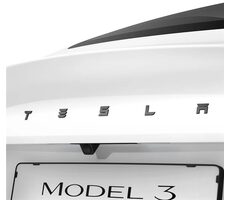 Spigen Tesla Rear Emblem Logo Full Cover Kryt zadní emblem pro Tesla Model 3 2024 karbon