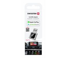 SWISSTEN CarLink adaptér (APPLE CARPLAY/ANDROID AUTO) / Bluetooth / USB-A/C