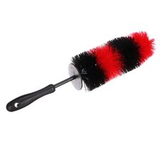 SIXTOL CAR DETAILING TIRE BRUSH L / Kartáč na čištění ráfků kol auta / průměr 10 cm 