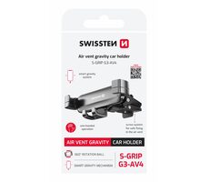 SWISSTEN S-GRIP G3-AV4 Gravity držák telefonu do ventilace auta černá