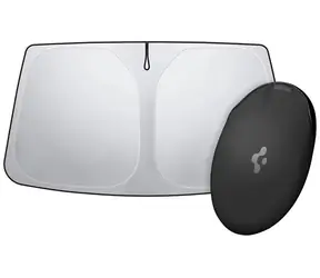 Spigen Tesla sluneční clona na přední čelní sklo pro Tesla Model X černá