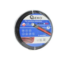 GEKO Zahradní hadice vyztužená BLACK&RED 3/4"  50m / na vodu / 4-vrstvá 