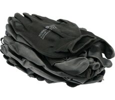 COMPASS TO-74077 Rukavice pracovní PU/PE vel. 9 sada 12 párů 