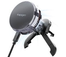 Spigen Essential MagSafe Peltier Wireless Car Charger Air vent černá / magnetický držák do ventilace auta