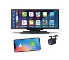 Steelmate L07 Monitor10" AppleCarPlay AndroidAuto zrcadlení, 2K+FHD DVR