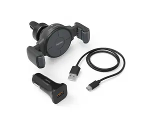 Hama FC-10 Flex-Set držák do auta s bezdrátovou nabíječkou Qi / napájecí adaptér