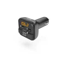 Hama FM transmitter černá / AUX-IN / USB-IN
