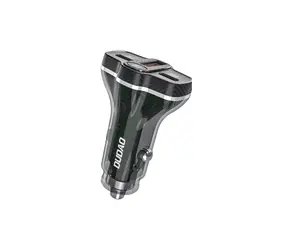 Dudao R78 nabíječka do auta / USB-C / 2x USB-A / QC / 78W / černá