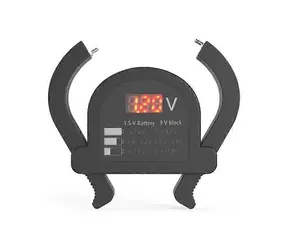 Hama tester akumulátorů a baterií černá / digitální / 9v/AA/AAA/C/D