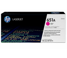 HP 651A originální toner CE343A / LJ Enterprise 700 color M775DN / 16.000 stran / Purpurová